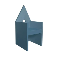 Poltrona Vescovina Azzurro di Lanfranco Benvenuti*Meccani Design Discount