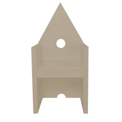 Poltrona Vescovina Greige di Lanfranco Benvenuti*Meccani Design