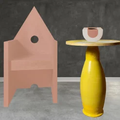 Poltrona Vescovina Red di Lanfranco Benvenuti*Meccani Design