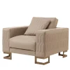 Poltrona Zaffiro Square-Based Beige*Franco Bianchini Outlet