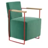 Poltroncina Gotham Small in velluto verde*Epònimo Clearance