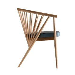 Poltroncina Jenny in legno di frassino con cuscino*Morelato Clearance