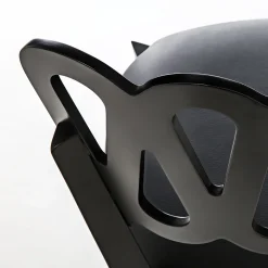 Ponti 969 Sedia in pelle nera di Gio Ponti*BBB Italia