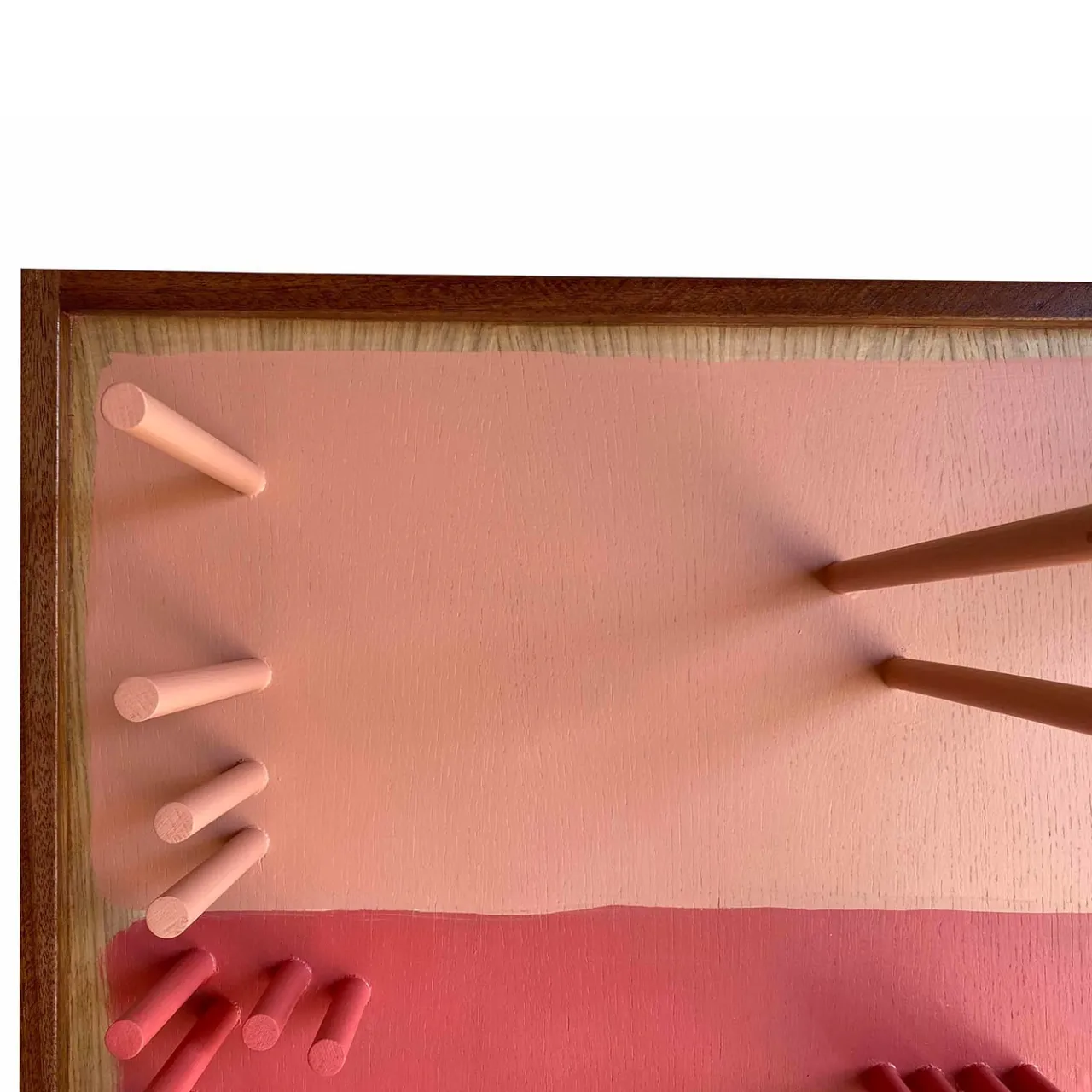 Porta Borse B Rosa Portaborse in legno di Pietro Meccani*Meccani Design Outlet