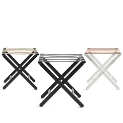 Portabagagli In Legno Nero E Pelle #2*Montina Online