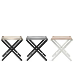 Portabagagli In Legno Nero E Pelle #2*Montina Online