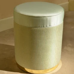 Pouf Alice con base in oro*Cafedesart Best