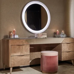 Pouf Alice con base in rame*Cafedesart Best