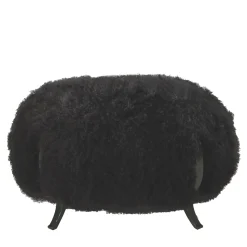 Pouf Bague Mongolia nero di Carlo Rampazzi*Sergio Villa Online