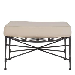 Pouf basso imbottito Crossweave*DMG Fiesole New