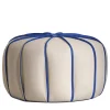 Pouf basso Marrakech Beige/Bluette di Enrico Cesana*My Home Outlet