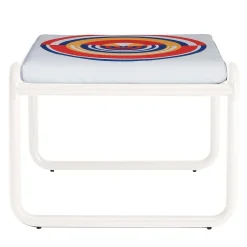 Pouf bianco Locus Solus di Gae Aulenti*Exteta Clearance