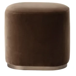 Pouf Ciro Brown di Ciarmoli Queda Studio*UNO Contract Hot