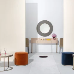 Pouf Ciro Tondo Abyss di Ciarmoli Queda Studio*UNO Contract Best