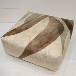 Pouf con Foglie Grandi quadrato*Instabilelab New