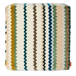 Pouf Cubico da Esterno Dune in Toni Terrosi e Verdi*Missoni Home Collection Sale