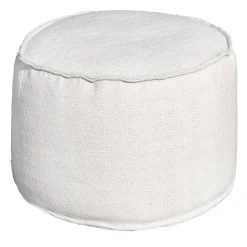 Pouf da esterno Soft Cay in tessuto bianco*Villevenete Online