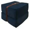 Pouf Docker in velluto blu scuro*DLA Design Lab Clearance