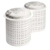 Pouf doppio in metallo bianco Currus*Splot Design Hot