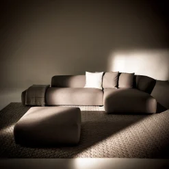 Pouf Firenze 504 grigio di Ludovica + Roberto Palomba*Ferri 1956 Sale