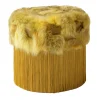 Pouf giallo patchwork di Lorenza Bozzoli*Lorenza Bozzoli Couture