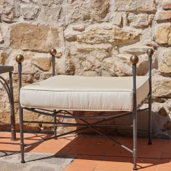 Pouf imbottito alto a trama incrociata*DMG Fiesole