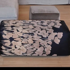 Pouf in seta Golden Tulip*Biosofa