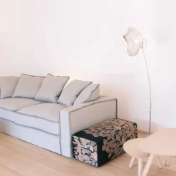 Pouf in seta Golden Tulip*Biosofa