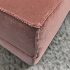 Pouf in velluto rosa antico Docker*DLA Design Lab Best