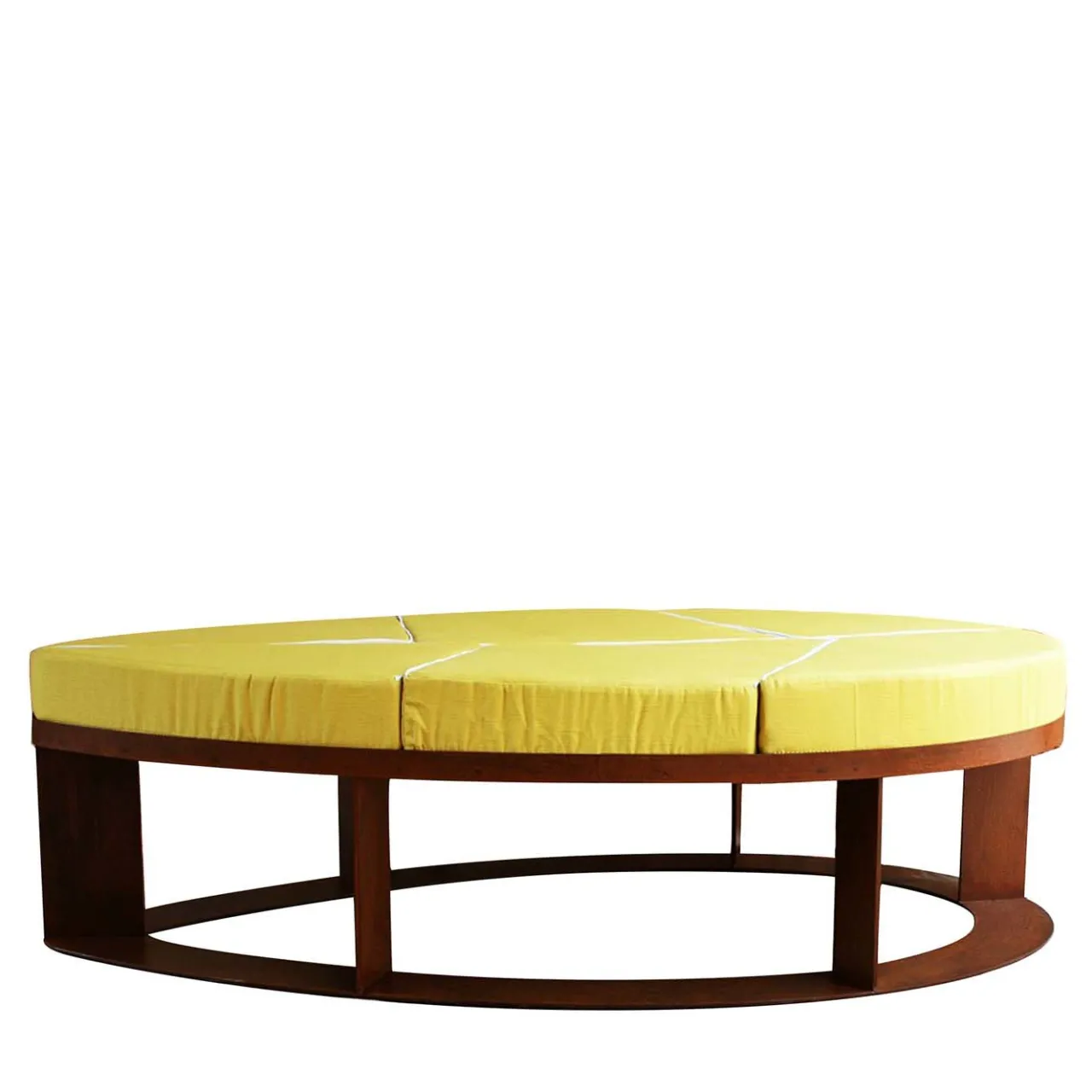 Pouf Lila in acciaio corten*TrackDesign New