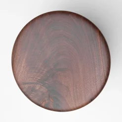 Pouf Mastio in legno nero*Splot Design Outlet