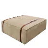 Pouf Maxi Docker in velluto beige*DLA Design Lab Online