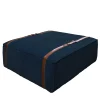 Pouf Maxi Docker in velluto blu*DLA Design Lab Sale