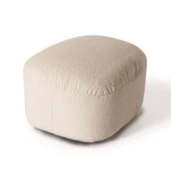 Pouf Muffin bianco panna*Mantellassi 1926 Clearance