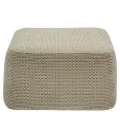 Pouf Nuda grigio a taglio quadrato di Simone Micheli*Adrenalina