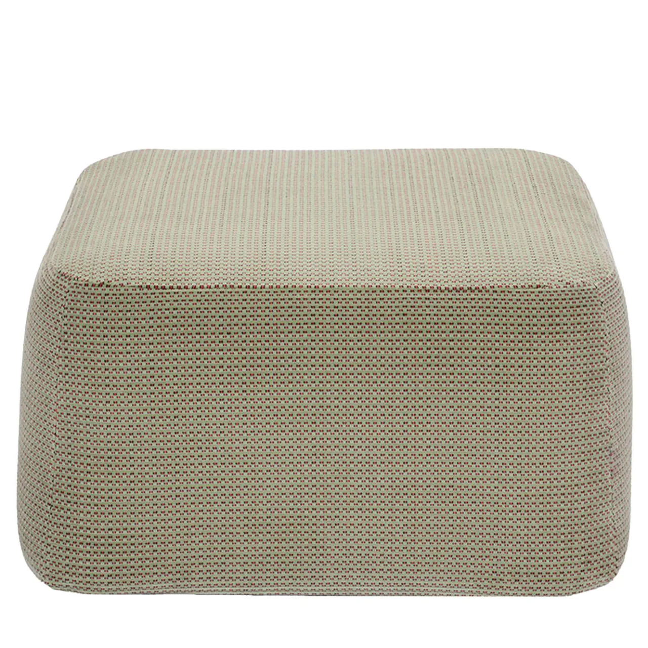 Pouf Nuda grigio a taglio quadrato di Simone Micheli*Adrenalina