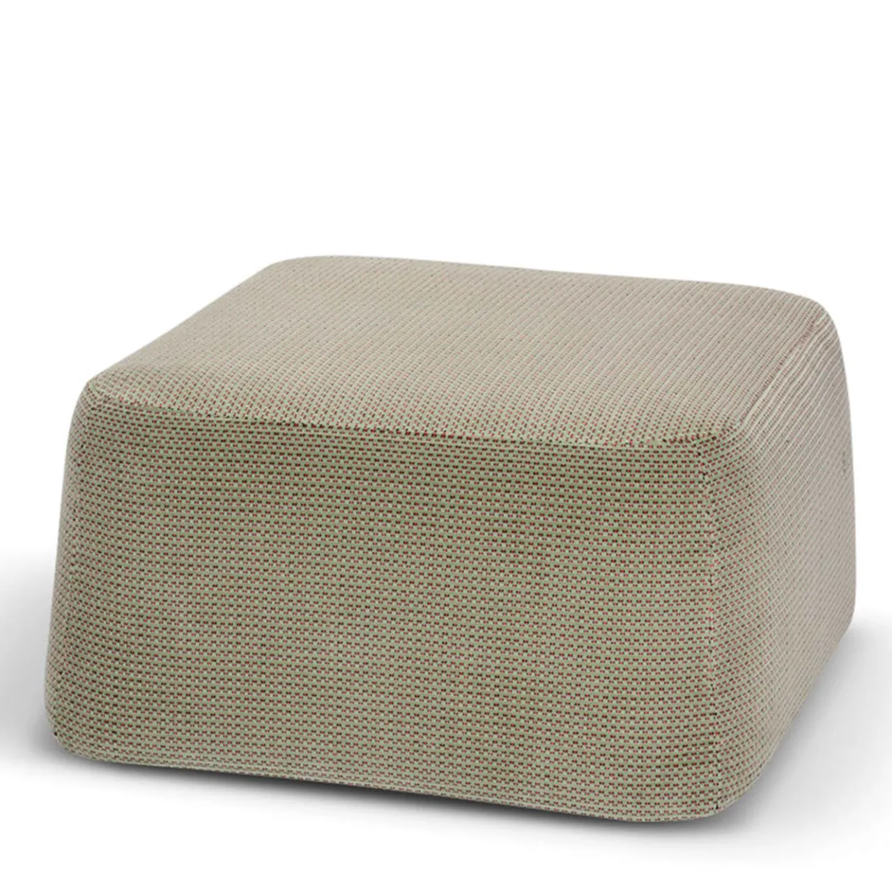 Pouf Nuda grigio a taglio quadrato di Simone Micheli*Adrenalina