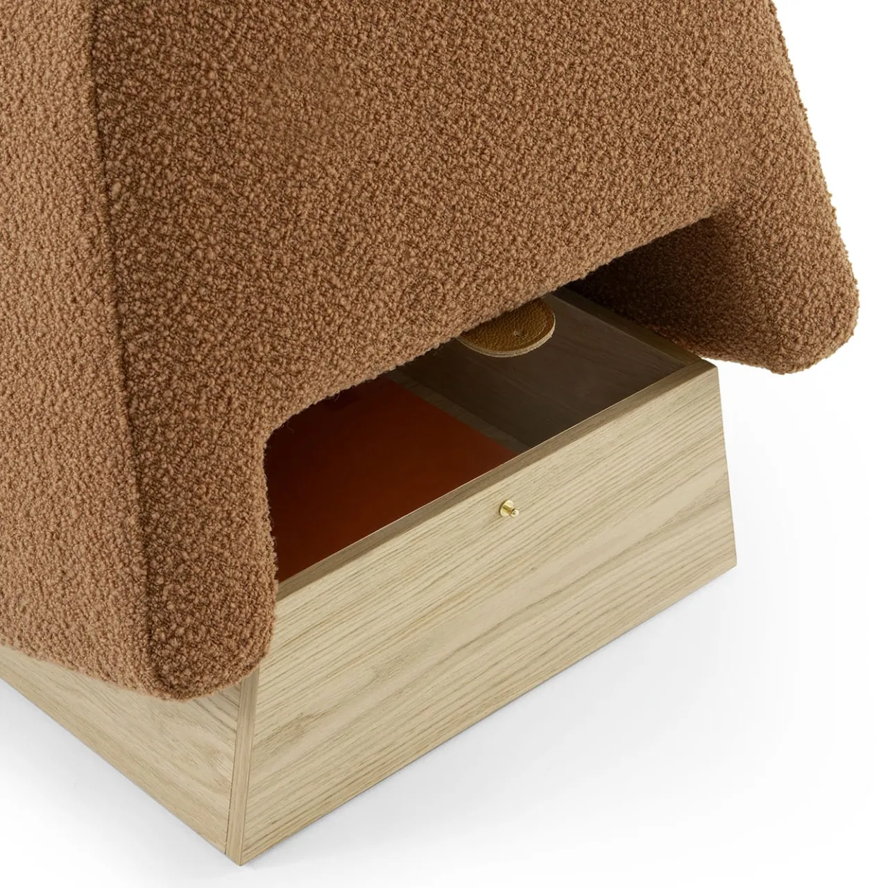 Pouf Onigiri color caramello*Morica Design Outlet