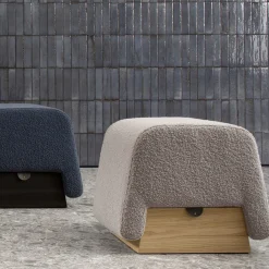 Pouf Onigiri grigio perla*Morica Design Hot