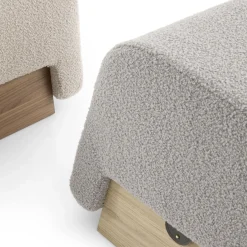 Pouf Onigiri grigio perla*Morica Design Hot