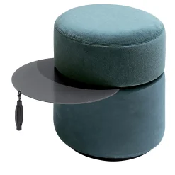 Pouf Otto con piano d'appoggio*Giorgetti Sale