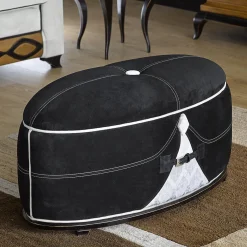 Pouf ovale Infinity Cherry*Morello Gianpaolo Online