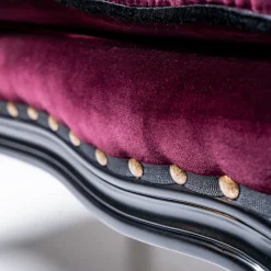 Pouf Pauline in Velluto Bordeaux*Mantellassi 1926 Discount