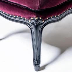 Pouf Pauline in Velluto Bordeaux*Mantellassi 1926 Discount