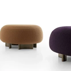 Pouf Punto e Virgola color caramello*Morica Design Hot