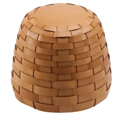 Pouf Rotondo Medio in Pelle Naturale Trama*Tonucci Collection Outlet
