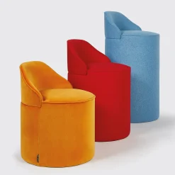 Pouf Sella Alto Azzurro*Tato New