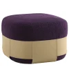 Pouf Sumo beige e viola*Morica Design New