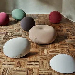 Pouf Tato in tessuto tecnico bianco*Baleri Italia Hot