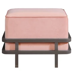 Pouf Vanity Hanami in Velluto Rosa*ReDéco Online